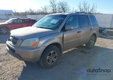 2004 Honda Pilot Ex из США, поврежденный, VIN 2HKYF18474H563294